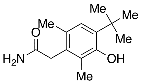 4-tert-Butyl-2,6-dimethyl-3-hydroxyphenylacetamide(Oxymetazoline Impurity) - Chemical structure and product image