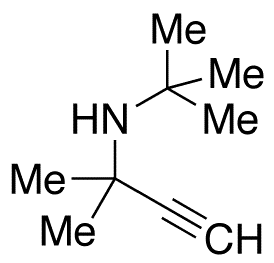 N-tert-Butyl-1,1-dimethylpropargylamine - Chemical structure and product image