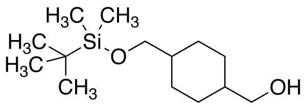 4-[[[(1,1-Dimethylethyl)dimethylsilyl]oxy]methyl]cyclohexanemethanol; - Chemical structure and product image