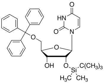 2-O-(tert-Butyldimethylsilyl)-5-O-trityluridine - Chemical structure and product image
