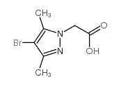 (4-Bromo-3,5-dimethyl-1h-pyrazol-1-yl)acetic acid - Chemical structure and product image