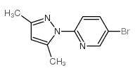 5-Bromo-2-(3,5-dimethylpyrazol-1-yl)pyridine - Chemical structure and product image