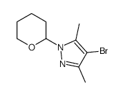 4-Bromo-3,5-dimethyl-1-(tetrahydropyran-2-yl)pyrazole - Chemical structure and product image