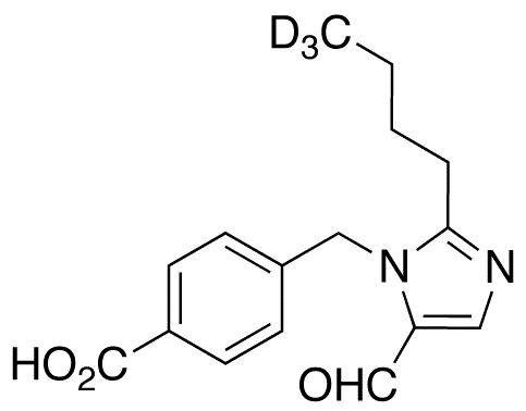 4-[(2-Butyl-5-formyl-1H-imidazol-1-yl)methyl]benzoic Acid-d3 - Chemical structure and product image