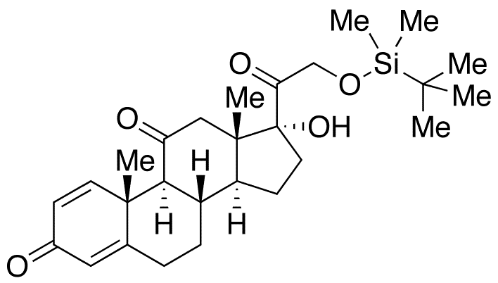21-O-tert-Butyldimethylsilyl Prednisone - Chemical structure and product image