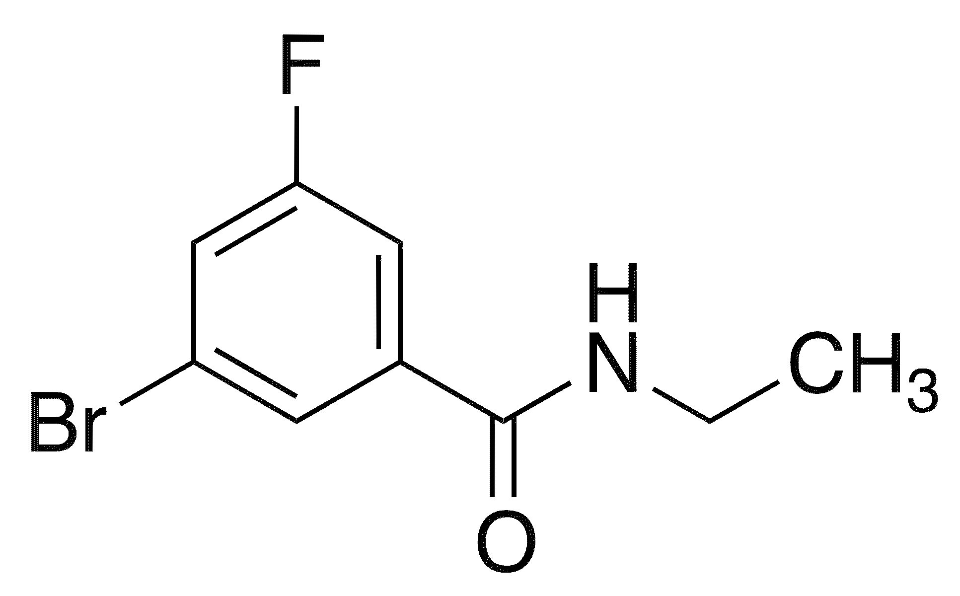 3-Bromo-N-ethyl-5-fluorobenzamide - Chemical structure and product image