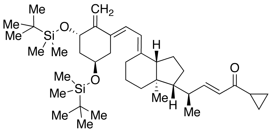 (5E)-1,3-Bis-O-(tert-Butyldimethylsilyl)-24-oxo-calcipotriene - Chemical structure and product image