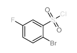 2-Bromo-5-fluorobenzene-1-sulfonyl chloride - Chemical structure and product image