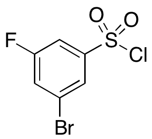 3-Bromo-5-fluorobenzene-1-sulfonyl Chloride - Chemical structure and product image