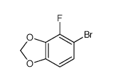 5-Bromo-4-fluorobenzo[d][1,3]dioxole - Chemical structure and product image