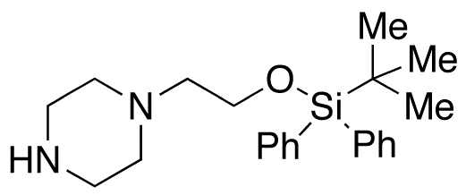 1-[2-[(tert-Butyldiphenylsilyl)oxy]ethyl]piperazine - Chemical structure and product image