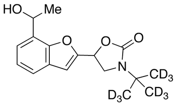 3-(tert-Butyl-d9)-5-[7-(hydroxyethyl)-2-benzofuranyl]-2-oxazolidinone (Mixture of Diastereomers) - Chemical structure and product image
