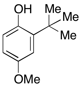 3-tert-Butyl-p-hydroxyanisole - Chemical structure and product image