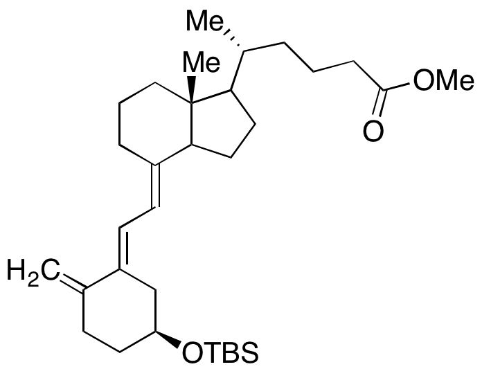 (3beta,5E,7E)-3-(tert-Butyldimethylsilyloxy)-9,10-secocholestra-5,7,10(19)-triene-24-carboxylic Acid Methyl Ester - Chemical structure and product image