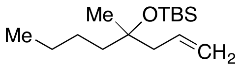 tert-Butyldimethyl((4-methyloct-1-en-4-yl)oxy)silane - Chemical structure and product image