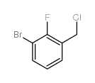 3-Bromo-2-fluorobenzyl chloride - Chemical structure and product image