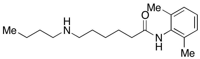 6-(Butylamino)-N-(2,6-dimethylphenyl)hexanamide - Chemical structure and product image