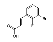 3-Bromo-2-fluorocinnamic acid - Chemical structure and product image