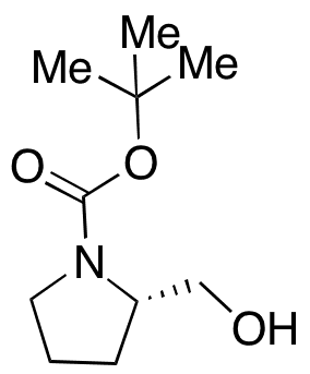 tert-Butyl (S)-2-(hydroxymethyl)pyrrolidine-1-carboxylate - Chemical structure and product image