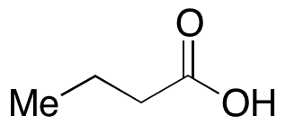 Butanoic Acid - Chemical structure and product image