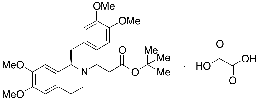 (R)-tert-Butyl-N-butanoate Norlaudanosine Oxalate - Chemical structure and product image