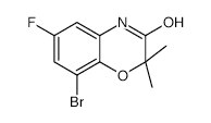 8-Bromo-6-fluoro-2,2-dimethyl-4H-1,4-benzoxazin-3-one - Chemical structure and product image
