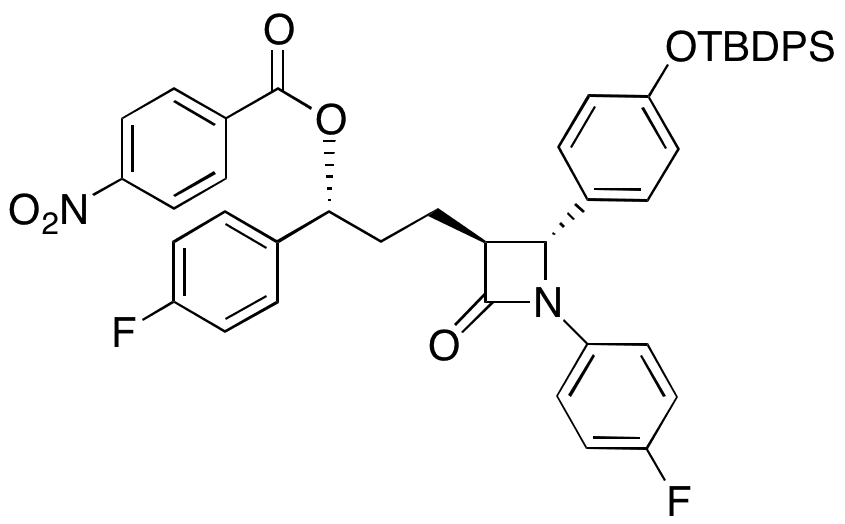 4-tert-Butyldiphenylsilyl ent-Ezetimibe 3-O-Nitrobenzoate - Chemical structure and product image