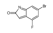 6-Bromo-4-fluoroindolin-2-one - Chemical structure and product image