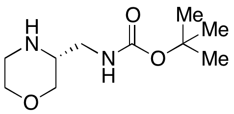 (R)-tert-Butyl (Morpholin-3-ylmethyl)carbamate - Chemical structure and product image