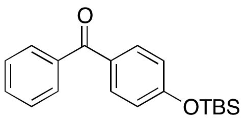 (4-(tert-Butyldimethylsilanyloxy)phenyl)phenylmethanone - Chemical structure and product image