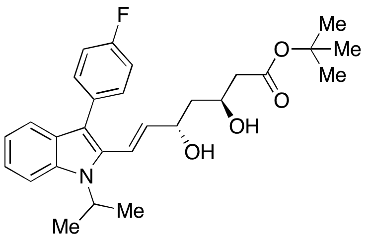 (3S,5S,6E)-O-tert-Butyl Fluvastatin - Chemical structure and product image