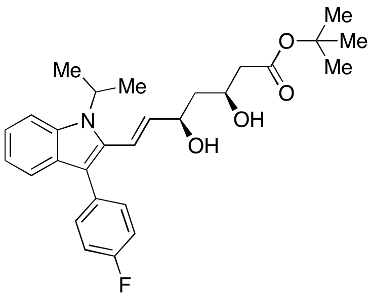 (3S,5R,E)-tert-Butyl Fluvastatin - Chemical structure and product image