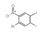 1-Bromo-5-fluoro-4-iodo-2-nitrobenzene - Chemical structure and product image