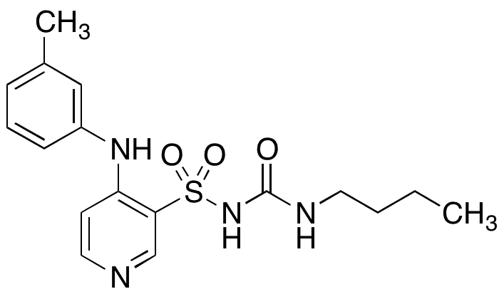 N-1-Butyl-1-demethylethyl Torsemide - Chemical structure and product image