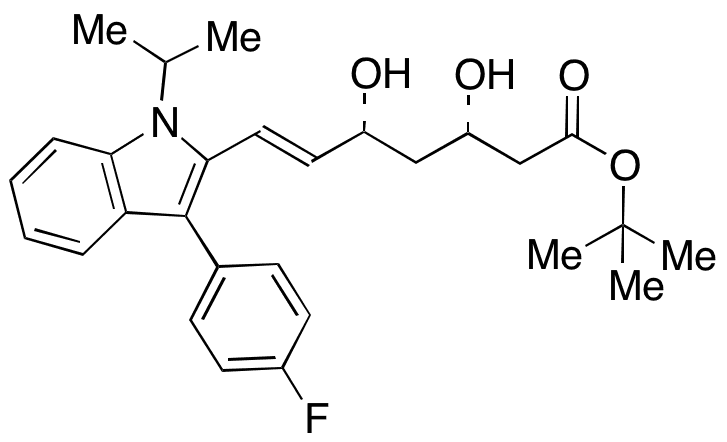 tert-Butyl Fluvastatin - Chemical structure and product image