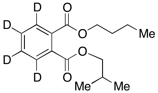 Butyl Isobutyl Phthalate-d4 - Chemical structure and product image