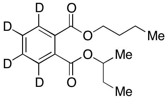 Butyl sec-Butyl Phthalate-d4 - Chemical structure and product image