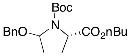 (2S)-2-Butyl 5-(benzyloxy)pyrrolidine-1,2-dicarboxylic Acid 1-Tert-butyl Ester - Chemical structure and product image