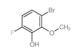 3-Bromo-6-fluoro-2-methoxyphenol - Chemical structure and product image