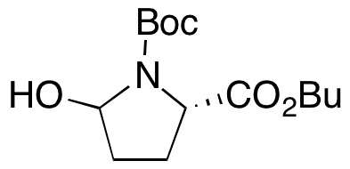 (2S)-2-Butyl 5-Hydroxypyrrolidine-1,2-dicarboxylic Acid 1-Tert-butyl Ester - Chemical structure and product image