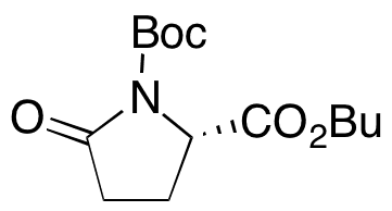 2-Butyl (S)-5-Oxo-1,2-pyrrolidinedicarboxylic Acid 1-(1,1-Dimethylethyl) Ester - Chemical structure and product image