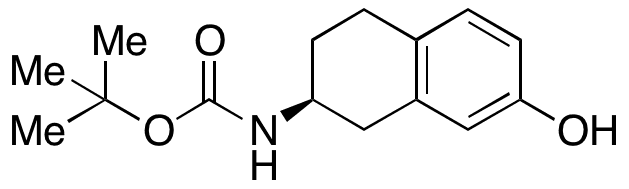 (S)-tert-Butyl (7-Hydroxy-1,2,3,4-tetrahydronaphthalen-2-yl)carbamate - Chemical structure and product image