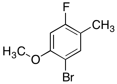 2-Bromo-5-fluoro-4-methylanisole - Chemical structure and product image