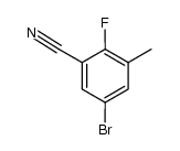 5-Bromo-2-fluoro-3-methylbenzonitrile - Chemical structure and product image