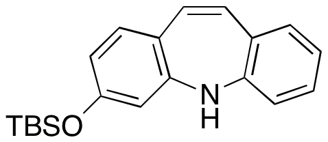 3-((tert-Butyldimethylsilyl)oxy)-5H-dibenzo[b,f]azepine - Chemical structure and product image
