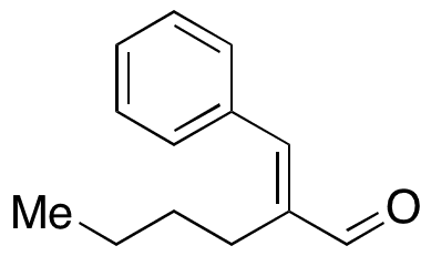 alpha-Butylcinnamaldehyde - Chemical structure and product image