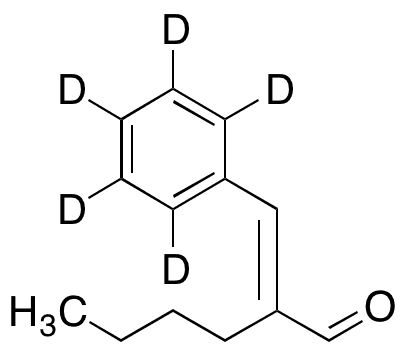 alpha-Butylcinnamaldehyde-d5 - Chemical structure and product image