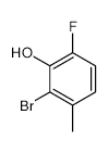 2-Bromo-6-fluoro-3-methylphenol - Chemical structure and product image