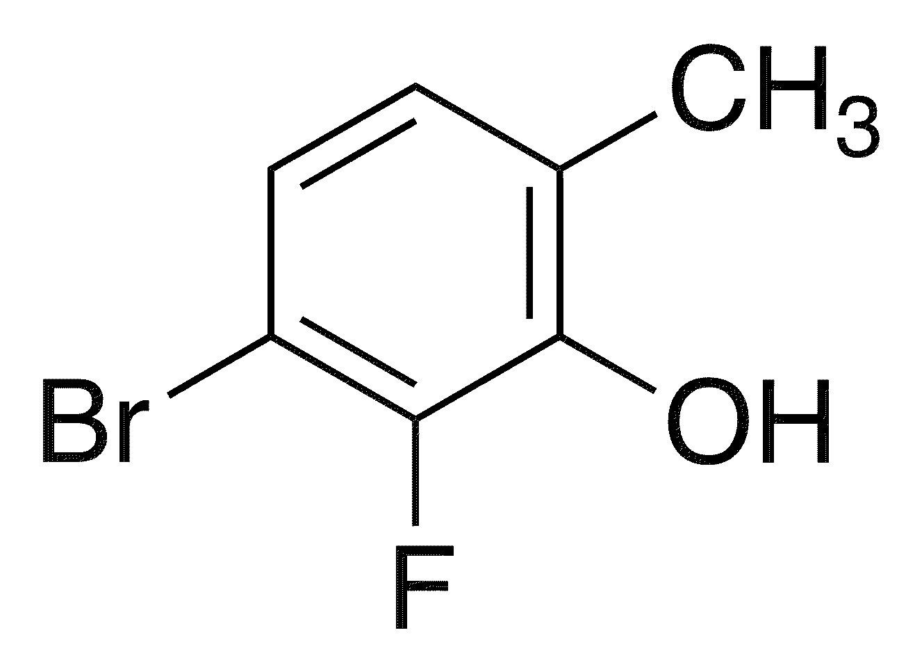 3-Bromo-2-fluoro-6-methylphenol - Chemical structure and product image