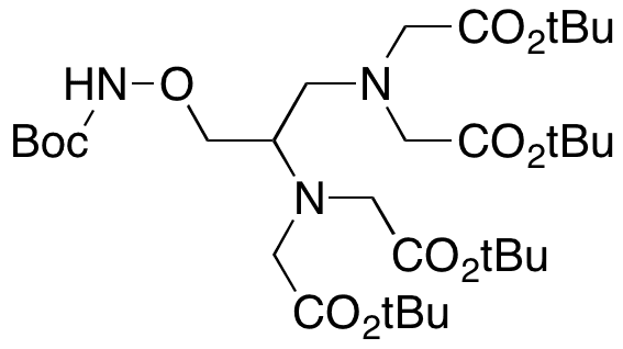 2-tert-Butylcarboxamideethyliminotetraacetic Acid Tetra tert-Butyl Ester - Chemical structure and product image